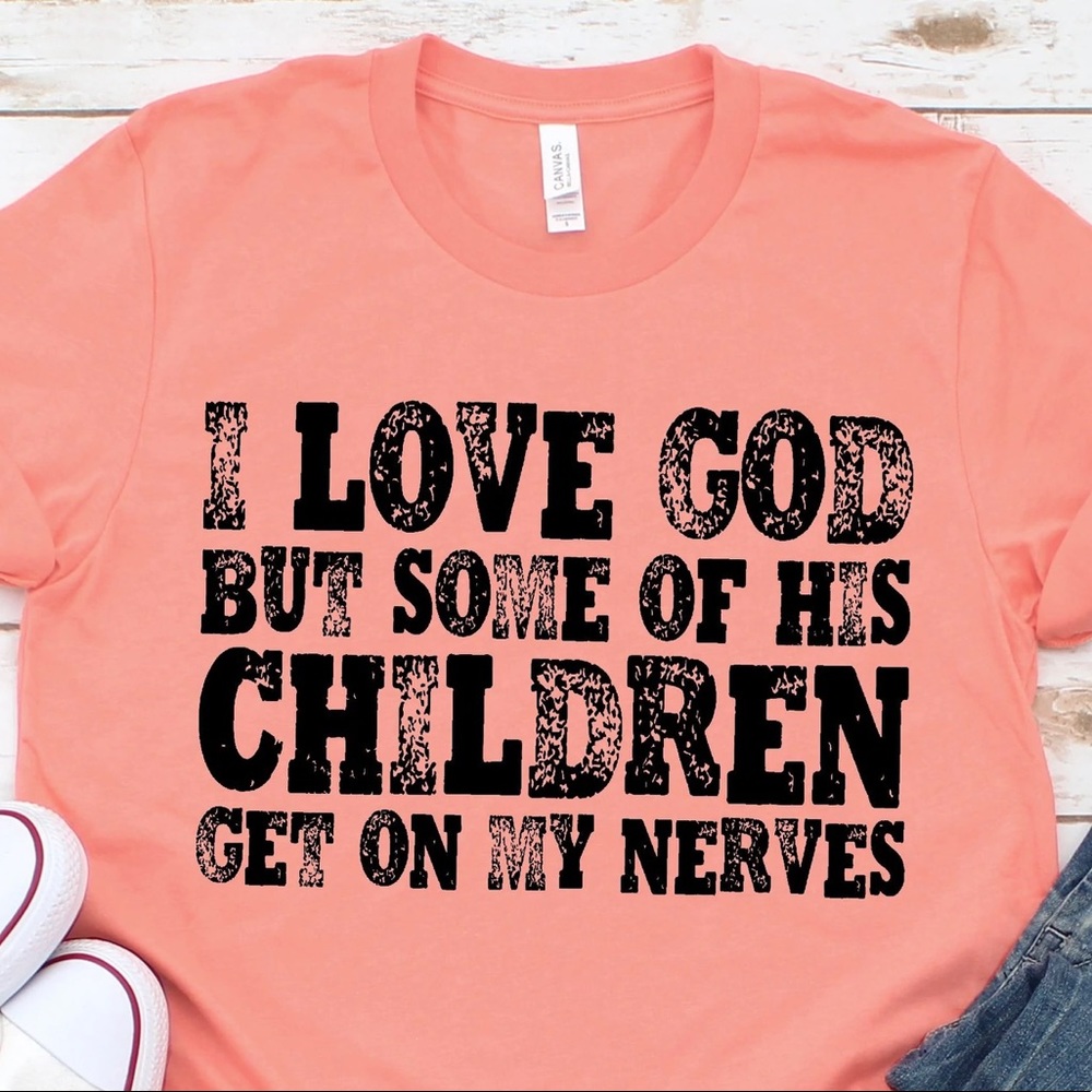 I love Gods children tee
